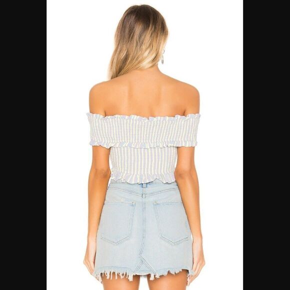 NWT Revolve x Lovers & Friends Josephine Top in Springtime Lavender | size L - Picture 3 of 11